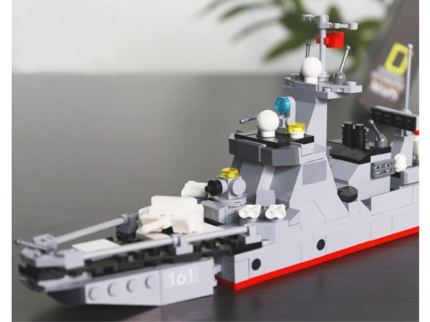 Klocki Techniczne Wange Okręt Type 052D Destroyer Statek 376ele ZA5673