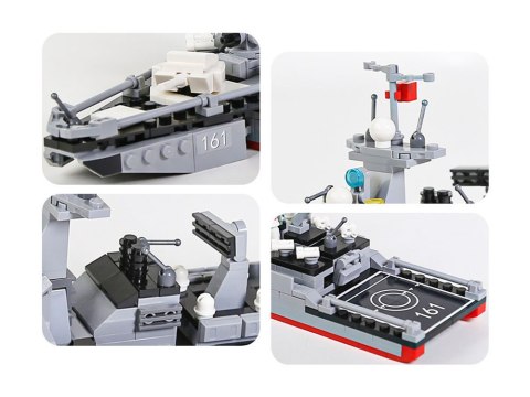 Klocki Techniczne Wange Okręt Type 052D Destroyer Statek 376ele ZA5673