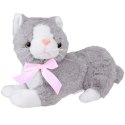 Maskotka pluszowy szary kot leżący Flico kotek 34cm 12832