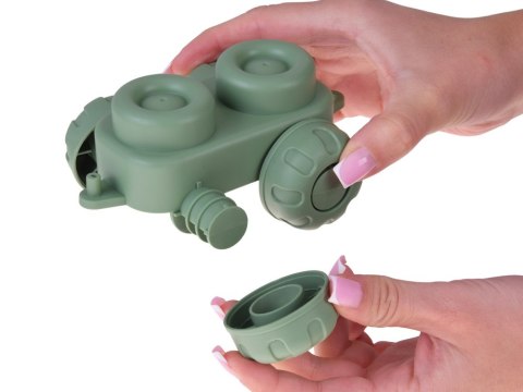 Miękkie Pastelowe Klocki Gumowe z Uroczymi Kaczuszkami Zestaw 30szt. ZA5671