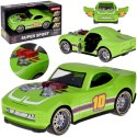 Sportowe autko rajdowe wyścigówka efekty świetlne dźwiękowe napęd ZA5846