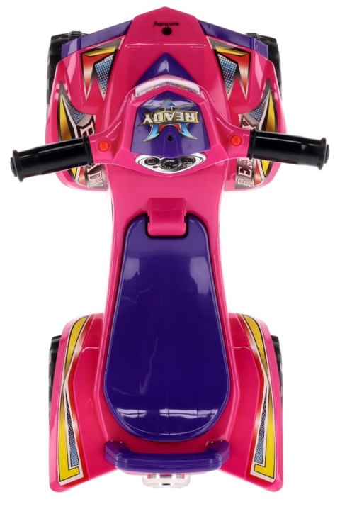 Jeździk dla dziecka na roczek Quad różowy