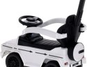 Jeździk pchacz chodzik dla dziecka Mercedes Benz G Klasa z popychaczem biały