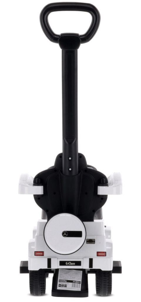 Jeździk pchacz chodzik dla dziecka Mercedes Benz G Klasa z popychaczem biały