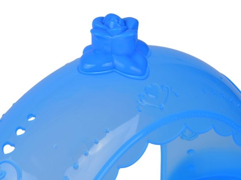 Lalka księżniczka w balowej sukni z białym koniem i karocą kareta ZA5419