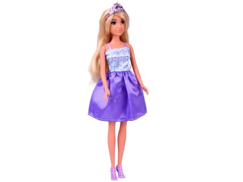 Anlily Lalka MODELKA + duży zestaw 11 sukienek i akcesoriów królewny ZA5695