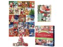 Kalendarz adwentowy PUZZLE - 24 świąteczne układanki w stylu VINTAGE ZA5885