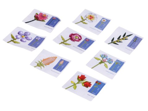 Zestaw klocków- Bukiet 8 kwiatów polnych w wazonie, 691 el.ZA5892