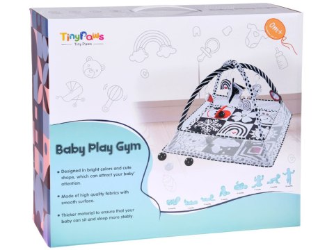 Kontrastowa mata edukacyjna kojec + kulki książeczka szeleścik ZA5826