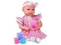 Lalka BOBAS interaktywna 46cm - w liliowej sukience + akcesoria ZA5834