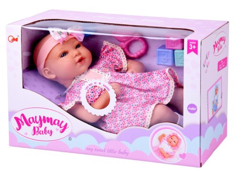 Lalka BOBAS interaktywna 46cm - w liliowej sukience + akcesoria ZA5834