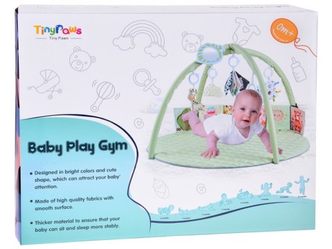 Mata Edukacyjna z Pałąkiem + Zabawki Gryzak Książeczka Kontrastowa ZA5827