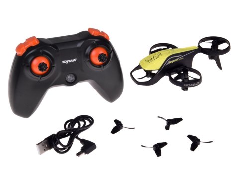 Mini Dron SYMA X39 czteroosiowy 2 prędkości akrobacje pilot 2,4GHz RC0715