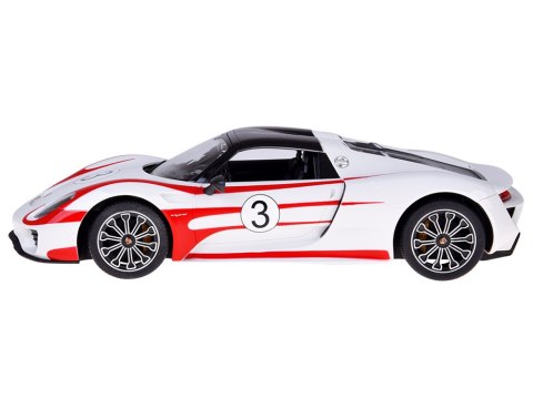Rastar auto zdalnie sterowane Porsche 918 Spyder 1:14 pilot ośw RC0711