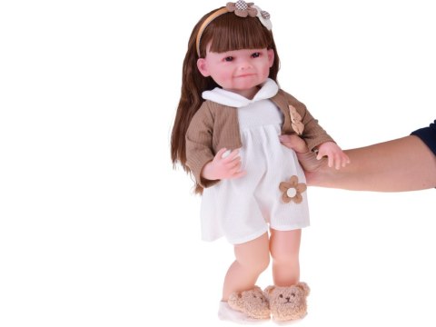 Duża Lalka dziewczynka 55 cm - uroczy wygląd i figlarny uśmiech ZA5830