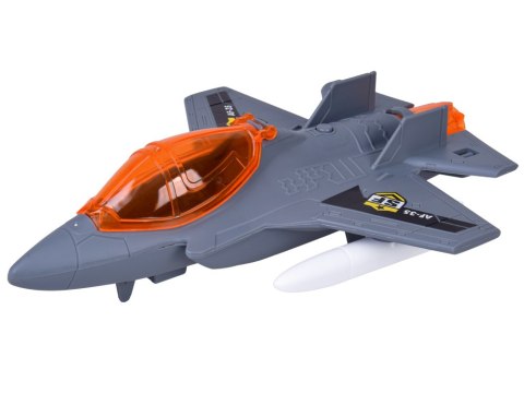 Duży zestaw militarny czołg myśliwiec helikopter + żołnierz ZA5752