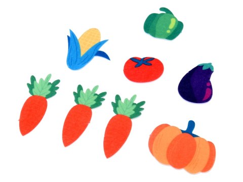 Filcowa książeczka manipulacyjna FARMA okienka naklejki na rzepy ZA6025