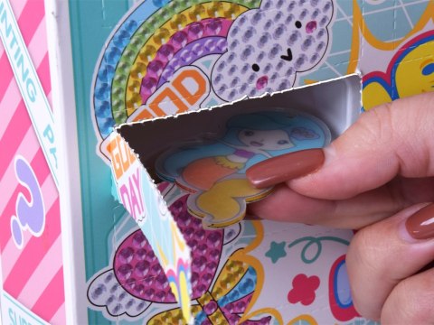 Kreatywny kalendarz adwentowy wyklejanka haft diamentowy breloczki ZA6019