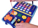 Materiałowa książeczka manipulacyjna edukacyjna + tablica markery ZA6024