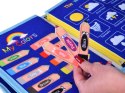 Materiałowa książeczka manipulacyjna edukacyjna + tablica markery ZA6024