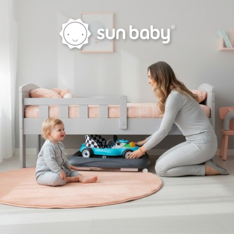 Chodzik wyścigówka - turkusowo czarny