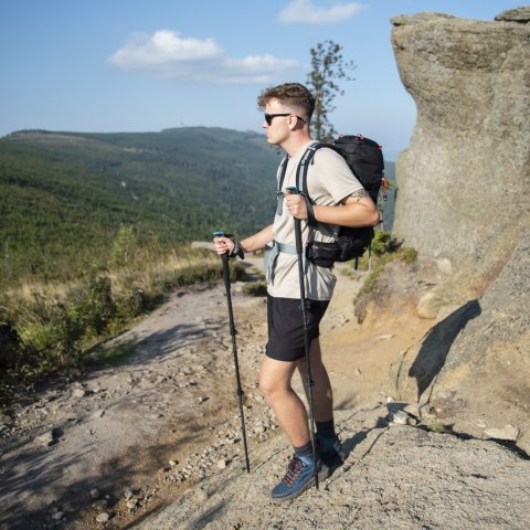 NILS TK8607 KIJE TREKKINGOWE WŁÓKNO WĘGLOWE NILS