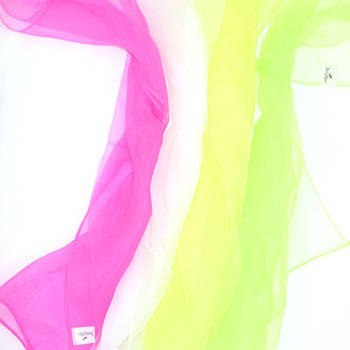 Chustka do żonglowania 65 x 65 cm Henry`s 3 szt. NEON - żółty neonowy