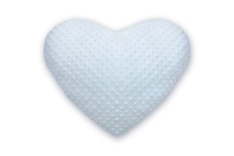 Dream Pillow poduszka SERCE plusz minky 50 x 60 cm 1 szt. - RÓŻOWY