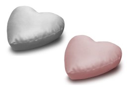 Dream Pouf SERCE pufa poduszka ekoskóra 1 szt. - SREBRNY
