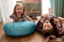 Dream Pouf SERCE pufa poduszka ekoskóra 1 szt. - SREBRNY