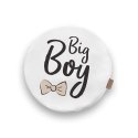 Poduszki białe ekoskóra NAPISY 1 szt. 6 cm AKSON - Kotek - Little Princess