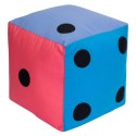 Kostka edukacyjna 10 cm - Kropki Pastelowa