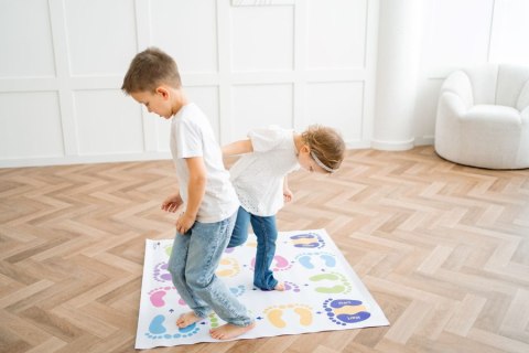 Mata Animacyjna Skaczące Stópki KWADRAT 100x100 cm