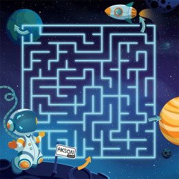 Mata Animacyjna gra LABIRYNT 100x100 cm