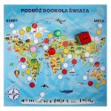 Mata Gra planszowa PODRÓŻ DOOKOŁA ŚWIATA 100x100 cm