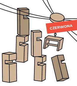 Gra integracyjna Wieża współpracy pojedyncza START czerwona