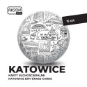 Karty suchościeralne KATOWICE zestaw 15 szt.
