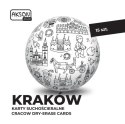 Karty suchościeralne KRAKÓW zestaw 15 szt.