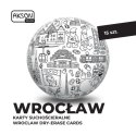Karty suchościeralne WROCŁAW zestaw 15 szt.