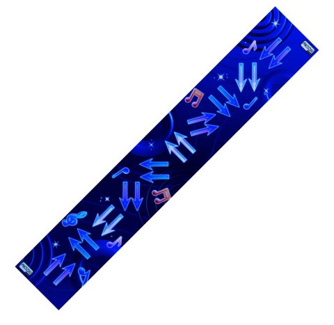 Mata Animacyjna Skaczące Stópki STRZAŁKI UV 50x300 cm